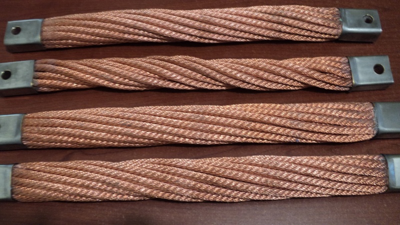 Tinned Copper Flat Braid,Copper Braid Bond,high current copper braid connector