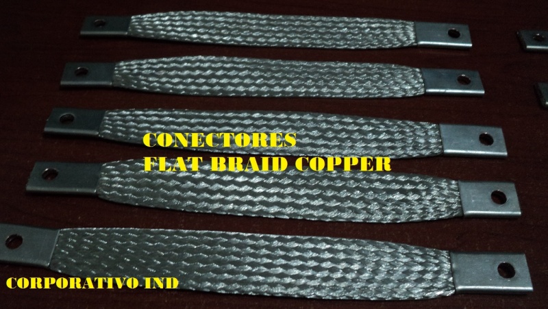Copper Flexible Connector,flat braid copper, trenzas de cobre,soguillas de cobre