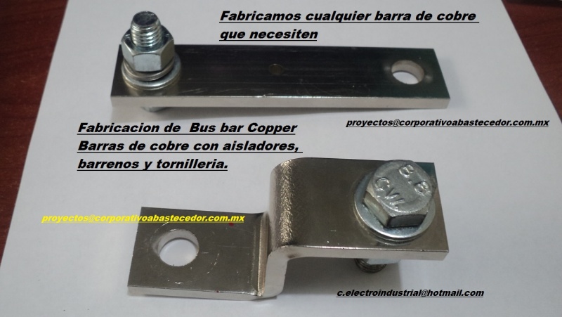 bus bar copper, barras de cobre estañadas, barras de cobre plateadas,bus bar copper, bus bar en mexico